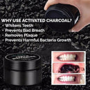 Natural Bamboo Charcoal Teeth Whitening Powder Set Strong Formula Whiten Tooth Powder with Toothbrush for Oral Hygiene Cleaning - Tuzzut.com Qatar Online Shopping