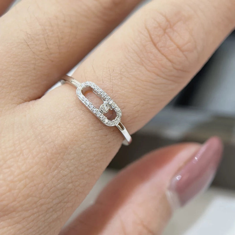 New Luxury Fashion Crystal Simple Bridal High Quality Cubic Zirconia Finger Ring - S4236290 - Tuzzut.com Qatar Online Shopping