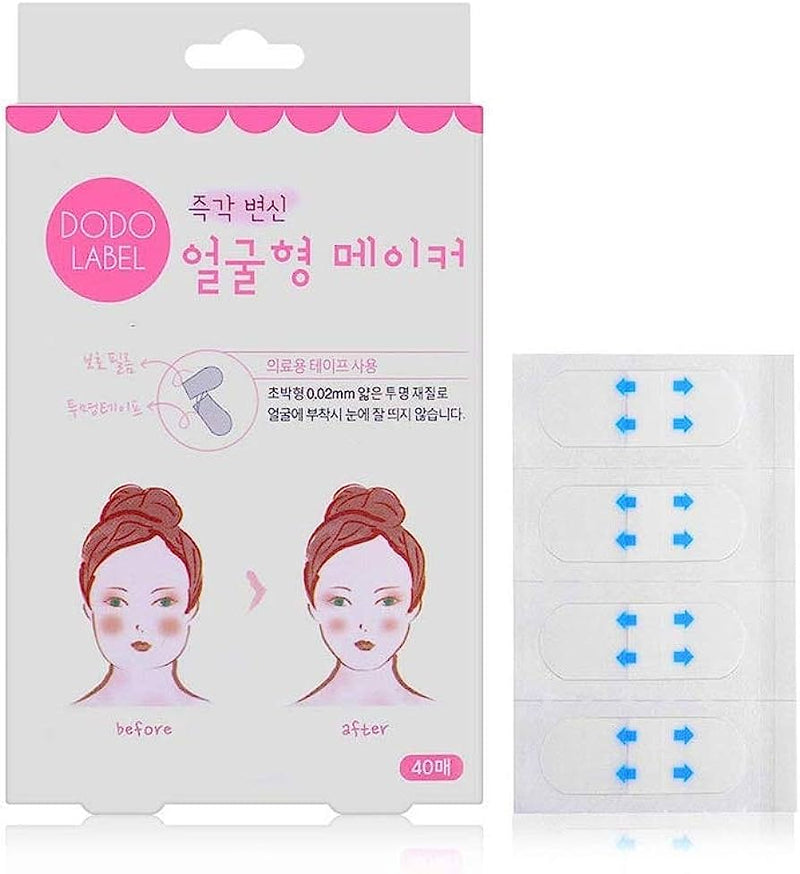 Face Lift Sticker Thin Face Weight Loss Anti Cellulite Artifact Invisible Sticker Lift Chin Medical Tape Face Lift Tools - Tuzzut.com Qatar Online Shopping