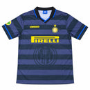 Men's Inter Milan Navy Blue & Purple Striped Football Jersey AS3321