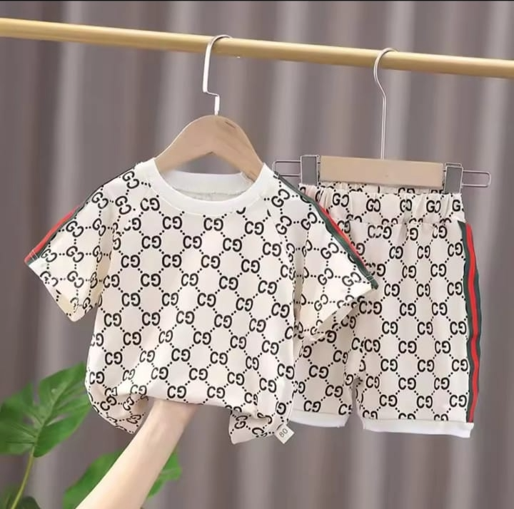 Children's T-shirt and Shorts Tracksuits Suit   1589301 - TUZZUT Qatar Online Shopping