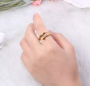 Luxury Nail Ring  Men's and Women's Simple Plain Style Rings- X4721117 - Tuzzut.com Qatar Online Shopping