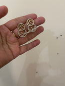 Women Fashion Earrings F Letter Earrings - X35077713 - Tuzzut.com Qatar Online Shopping