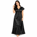 Women's Satin-Look Long Nightdress T0336