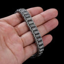Handmade Creative Passepartout Prayer Wheel Bracelet Men's Sterling Silver Female Transfer Beads Six-Character Mantra Retro - Tuzzut.com Qatar Online Shopping