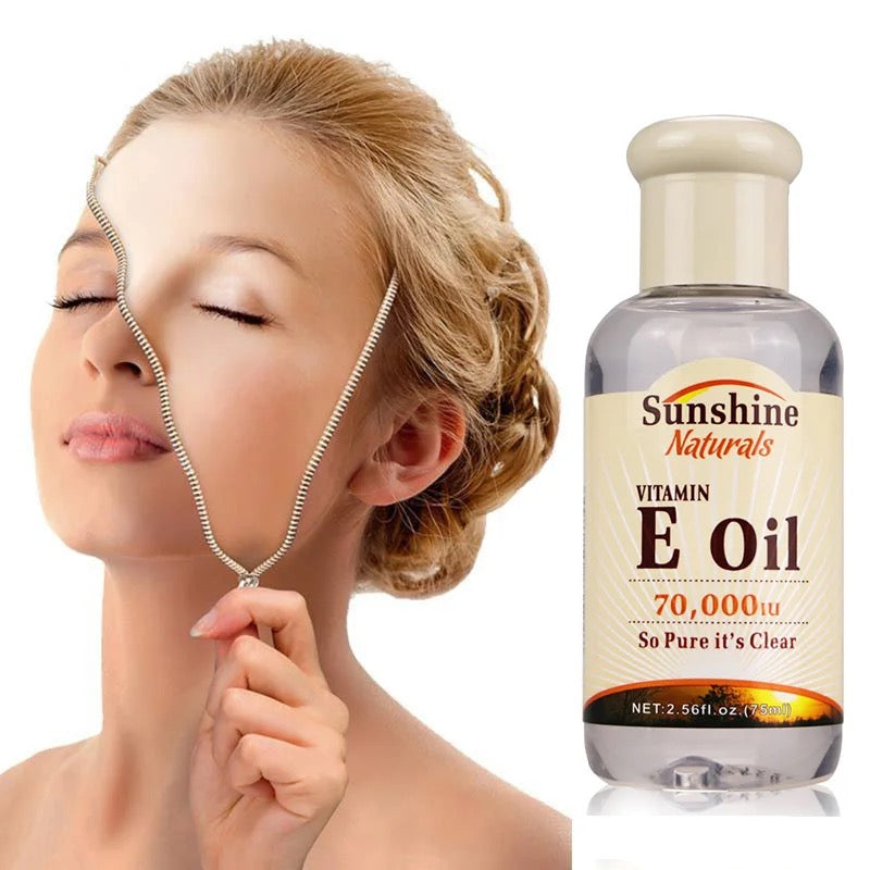 Sunshine Naturals-  Vitamin E -Oil pure and clear - Tuzzut.com Qatar Online Shopping