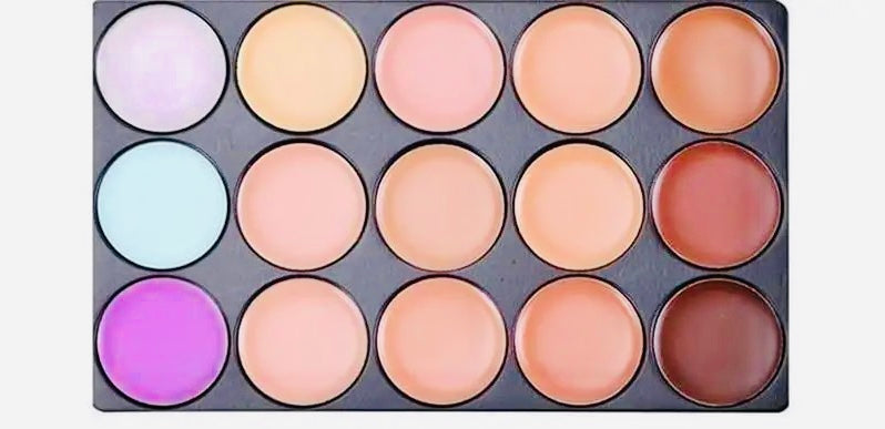 15 Colors Face Concealer Palette Cream Contour Makeup Concealer Make Up New Y Give You A Natural And Perfect Look - Tuzzut.com Qatar Online Shopping