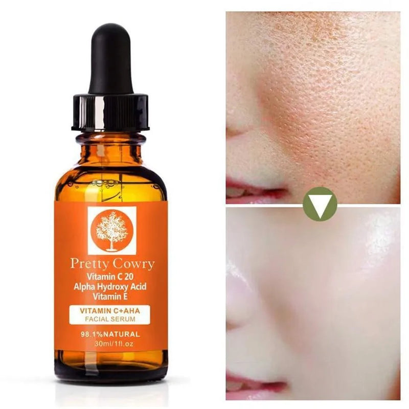Repair Skin Serum Retinol Vitamin C Serum Hyaluronic Acid Shrink Pore Face Serum Moisturizing Whitening Skin Care - Tuzzut.com Qatar Online Shopping