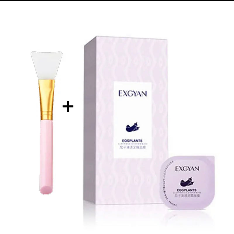 Exgyan - Eggplant clean and Bright Face Masks - Tuzzut.com Qatar Online Shopping