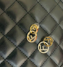 Women Fashion Earrings F Letter Earrings - X35077713 - Tuzzut.com Qatar Online Shopping