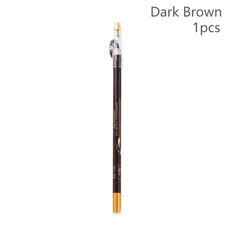 Dark Brown Eyebrow Pencil Long Lasting Waterproof Eyebrows Enhancer - Tuzzut.com Qatar Online Shopping
