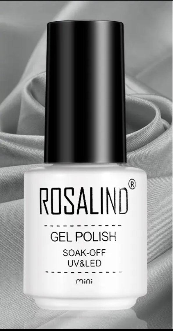 ROSALIND -Clear -Gel Polish Set Manicure for Nails Semi Permanent Vernis top coat UV LED Gel Varnish Soak Off Nail Art Gel Nail Polish - Tuzzut.com Qatar Online Shopping