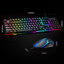 Thunder Wolf TF200 Gaming Wired USB Keyboard And Mouse Set -465239 - TUZZUT Qatar Online Shopping