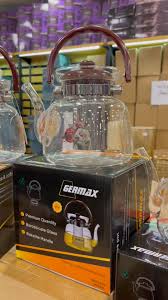 Germax Borosilicate Glass Tea Kettle 800ml GER3519 Germax Borosilicate Glass Tea Kettle 800ml GER3519