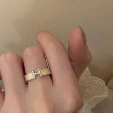 Alphabet Fashion Finger Ring FR004 - TUZZUT Qatar Online Shopping