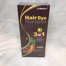 MEIDU 3 in 1 Hair Dye Shampoo for Women and Men,Natural Black Hair Dye Shampoo 500ml - TUZZUT Qatar Online Shopping
