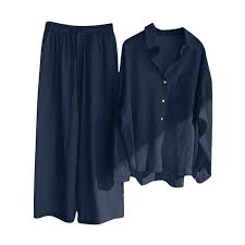 Retro Plus Size Women High Waist Loose Women's 2 Piece Sets TS40 Retro Plus Size Women High Waist Loose Women's 2 Piece Sets TS40