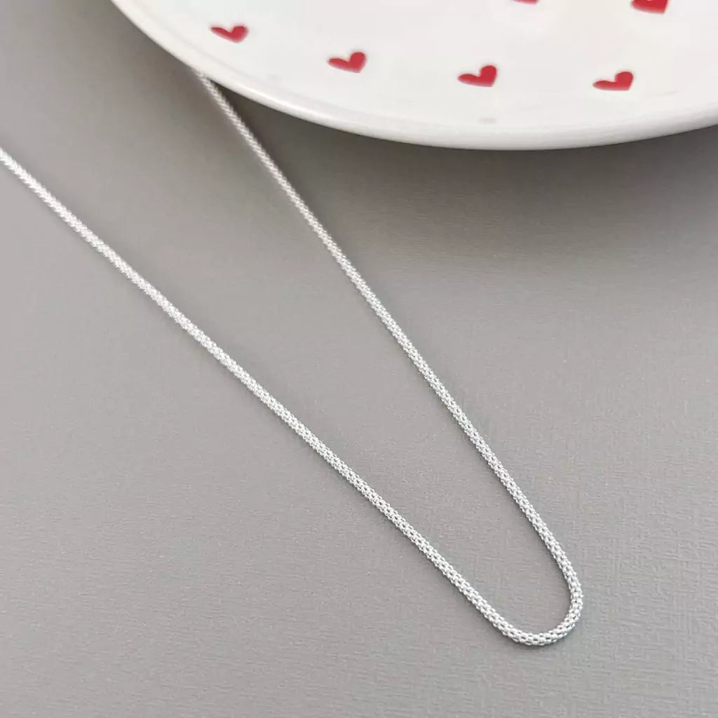 Popcorn Chain Silver S4970712 Popcorn Chain Silver S4970712