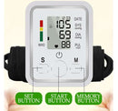 Automatic Upper Arm Blood Pressure Monitor With LCD Digital Display - TUZZUT Qatar Online Shopping