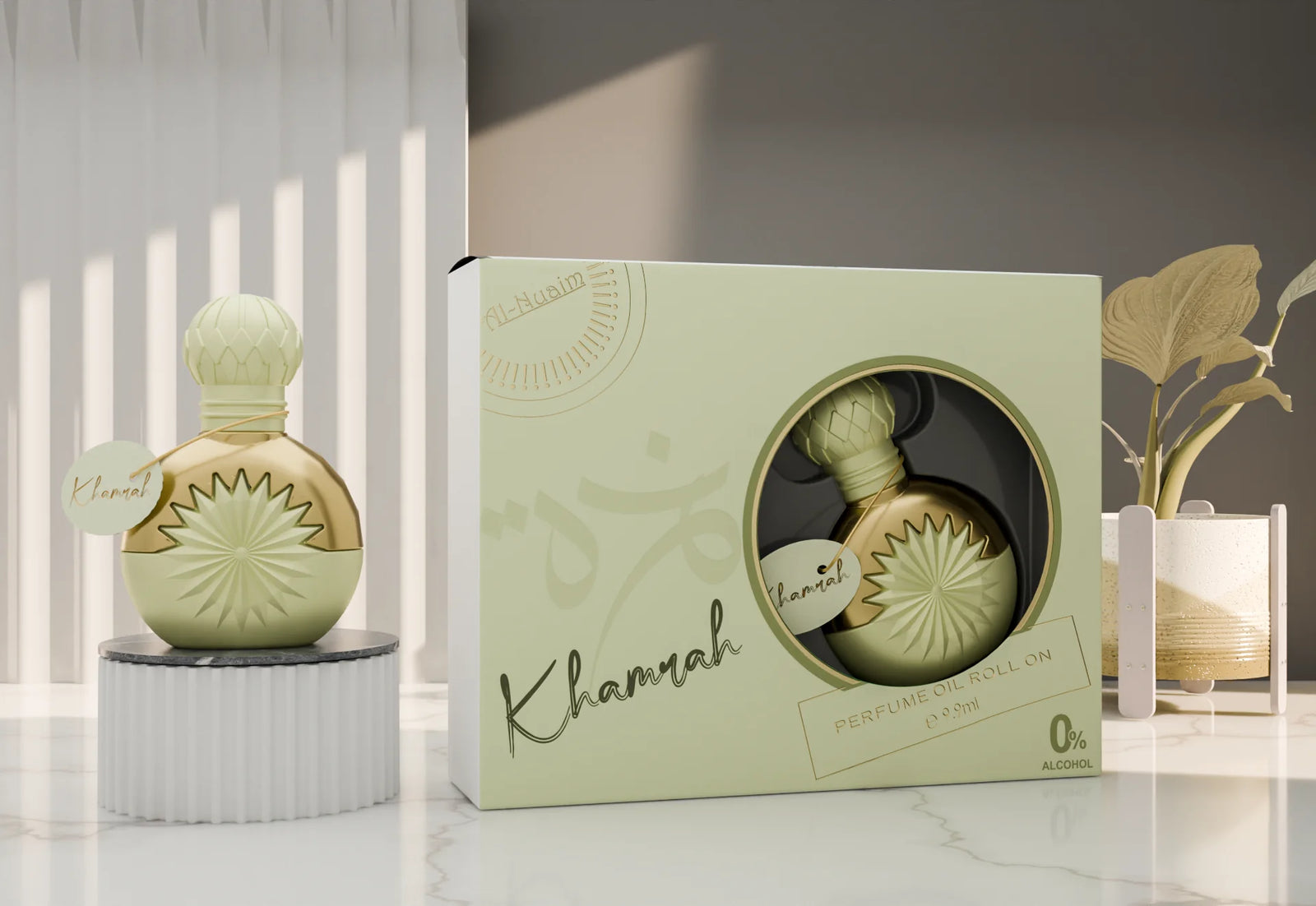 Al Nuaim Khamrah 9.9ml Attar Roll-On Perfumed Oil Al Nuaim Khamrah 9.9ml Attar Roll-On Perfumed Oil