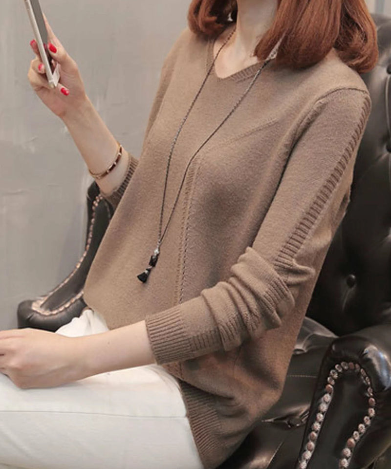 Back Fake Button Knit S4966641 - TUZZUT Qatar Online Shopping