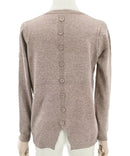 Back Fake Button Knit S4966641 - TUZZUT Qatar Online Shopping