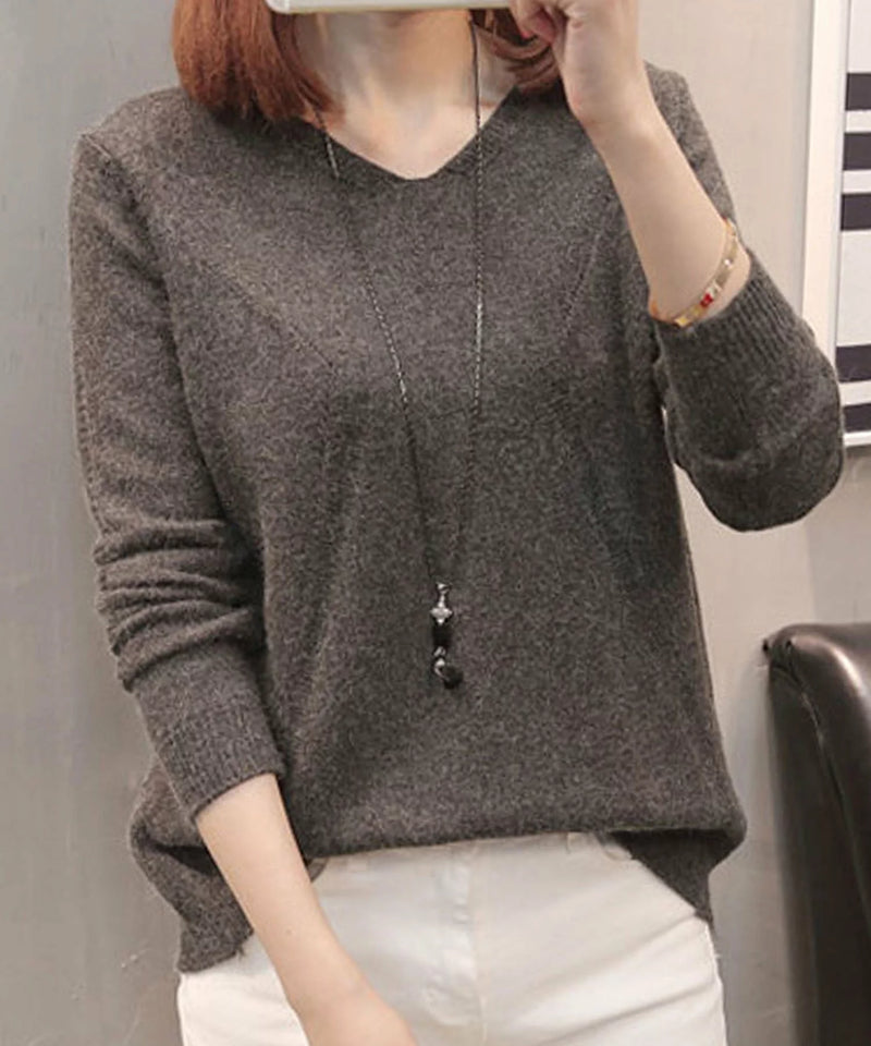 Back Fake Button Knit S4966641 - TUZZUT Qatar Online Shopping