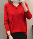 Back Fake Button Knit S4966641 - TUZZUT Qatar Online Shopping