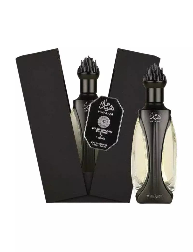 Hayaam 100ml EDP by Lattafa Niche Emarati Perfumes Hayaam 100ml EDP by Lattafa Niche Emarati Perfumes