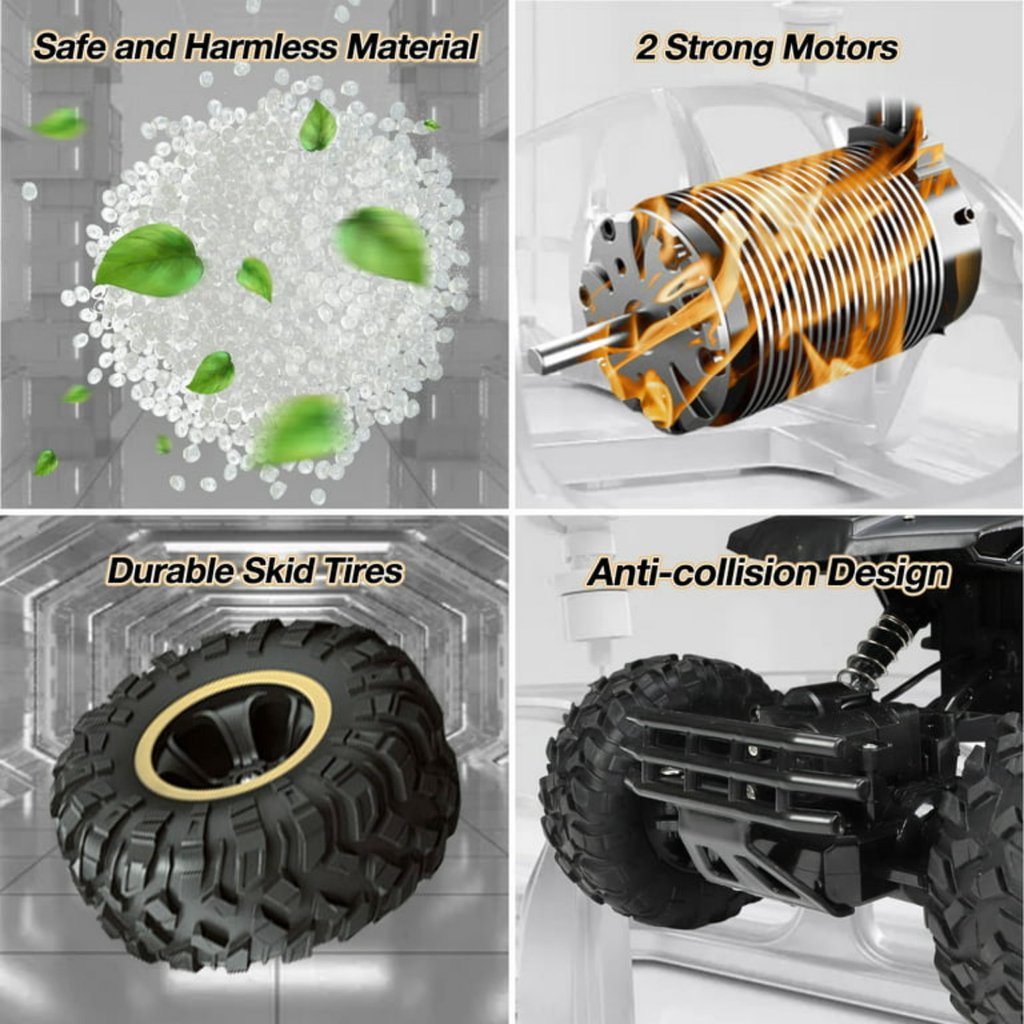 4WD 1:12 Climbing Car 2.4GHz Double Motors Drive Carro Remote Control Model Off-Road Vehicle (37cm) 4WD 1:12 Climbing Car 2.4GHz Double Motors Drive Carro Remote Control Model Off-Road Vehicle (37cm)