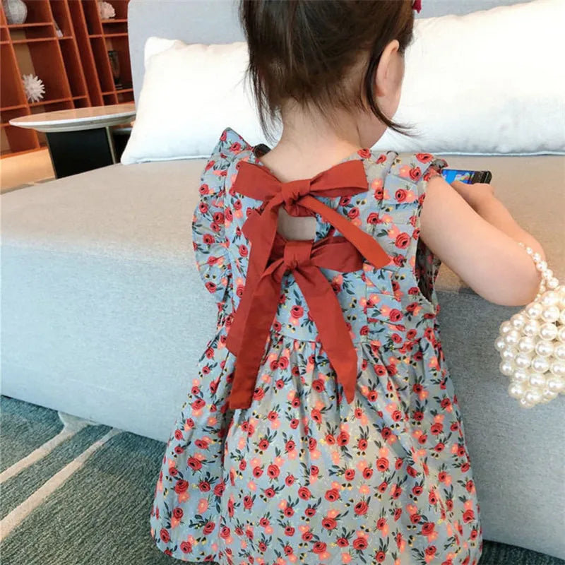 Kids' Cotton Knit Top and Colorful Mesh Skirt One Piece 1651026 Kids' Cotton Knit Top and Colorful Mesh Skirt One Piece 1651026