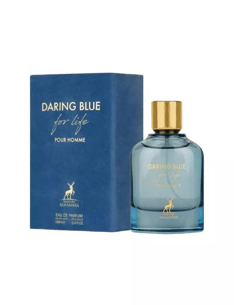 Daring Blue For Life Pour Homme EDP 100ml by Maison Alhambra - Inspired by Dolce & Gabbana Light Blue Forever Daring Blue For Life Pour Homme EDP 100ml by Maison Alhambra - Inspired by Dolce & Gabbana Light Blue Forever
