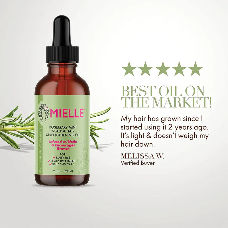 Mielle Rosemary Mint Scalp & Hair Strengthening Oil 59ml - TUZZUT Qatar Online Shopping