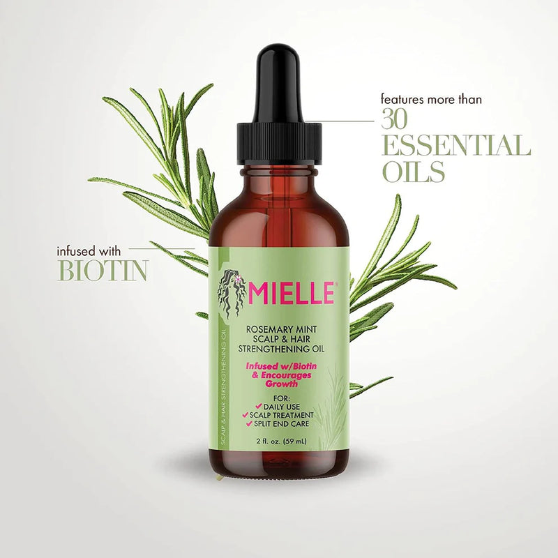 Mielle Rosemary Mint Scalp & Hair Strengthening Oil 59ml - TUZZUT Qatar Online Shopping