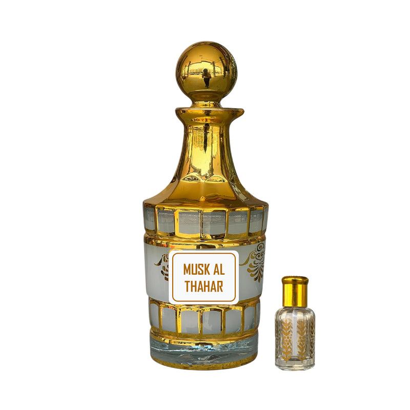 Musk Al Thahara Perfumed Oil Attar 12ML - TUZZUT Qatar Online Shopping