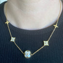 Four Leaf Clover Flower Necklace FN66