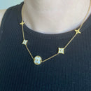 Four Leaf Clover Flower Necklace FN66