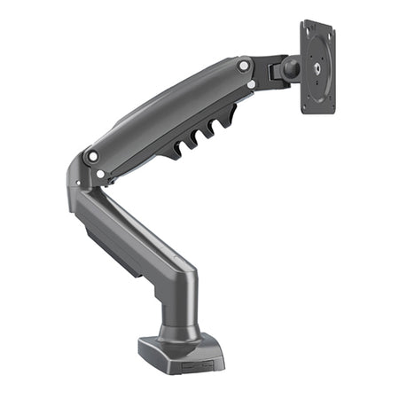Premium Single Monitor Steel Monitor Arm - SH F80 (Fits Most 17" ~ 32") - Tuzzut.com Qatar Online Shopping