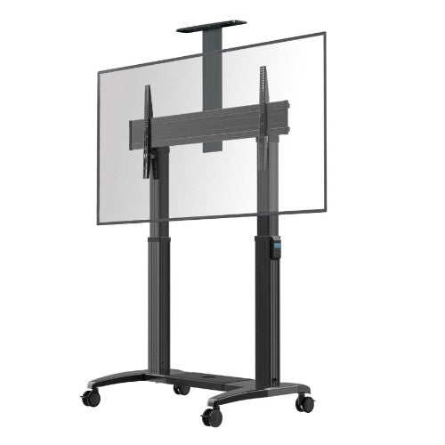 North Bayou NB V150 Heavy Duty Height Adjustable Motorized TV Cart 75"-120" - TUZZUT Qatar Online Shopping