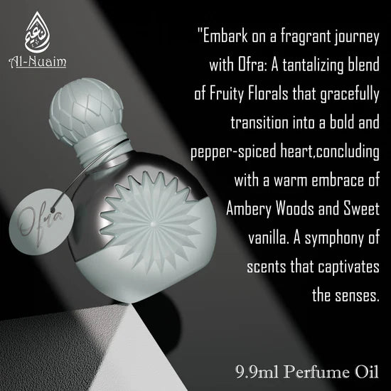 Al Nuaim Ofra 9.9ml Attar Roll-On Perfumed Oil Al Nuaim Ofra 9.9ml Attar Roll-On Perfumed Oil