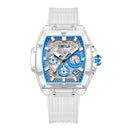 ONOLA Luxury Brand Square Dial Transparent Plastic Watch Men Women - Tuzzut.com Qatar Online Shopping