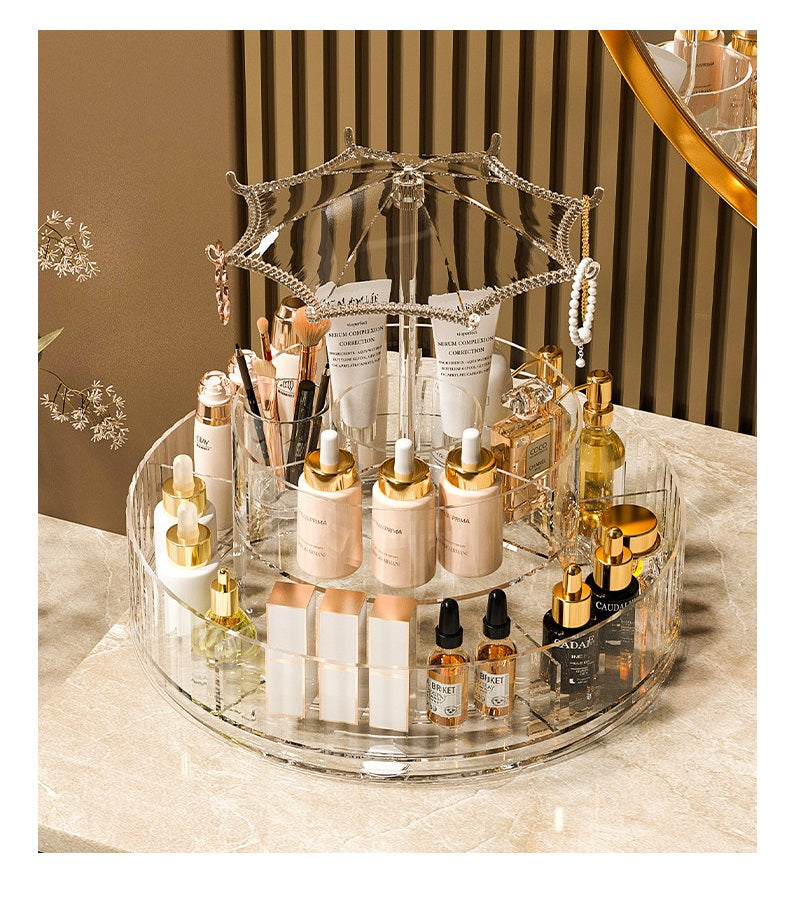 Cosmetics and Accessories Organizer, 360 Rotating Cosmetics and Accessories Organizer, 360 Rotating