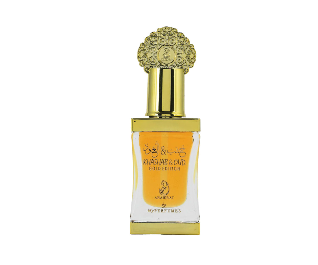 Khashab & Oud Gold Edition Concentrated Perfume Oil 12ml By Arabiyath Khashab & Oud Gold Edition Concentrated Perfume Oil 12ml By Arabiyath