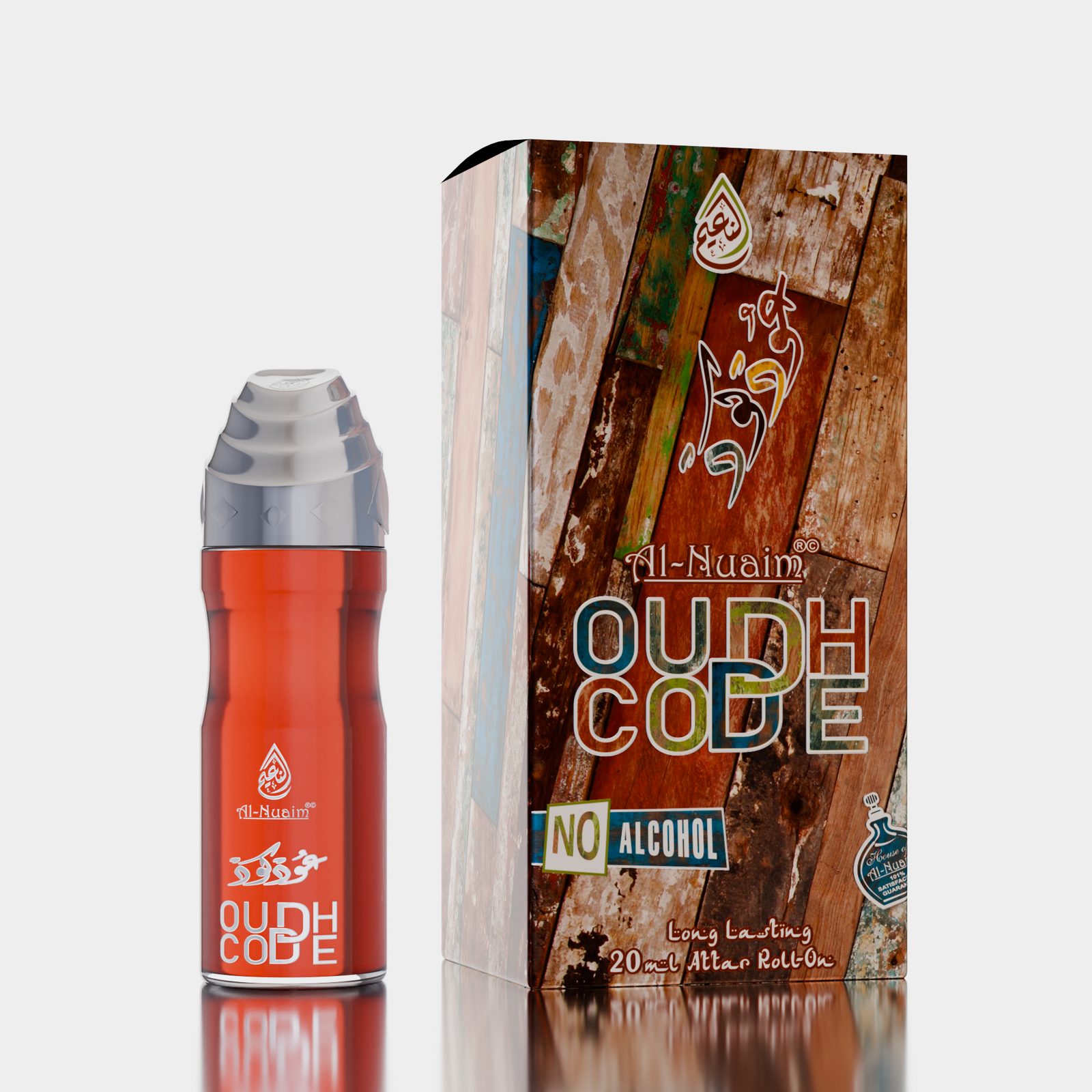 Oudh Code Alcohol Free Concentrated Attar Roll-On 20ml by Al Nuaim Oudh Code Alcohol Free Concentrated Attar Roll-On 20ml by Al Nuaim