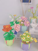 Building Block Bouquet 3D Model Toy Home Decoration Plant 2084 S4864175