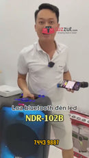 NDR 102B Portable Bluetooth Speaker Karaoke Microphone RGB Light and Tripod Stand