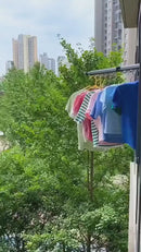 Adsorption Wall Mounted Folding Clothes Drying Rack 400-000-1373