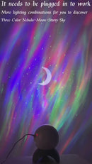 Colorful Life Aurora Projector Night Light with Starry Sky Night Light