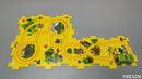 Electric Car Dinosaur Scene Children Fun Puzzle Electric Assembly Rail