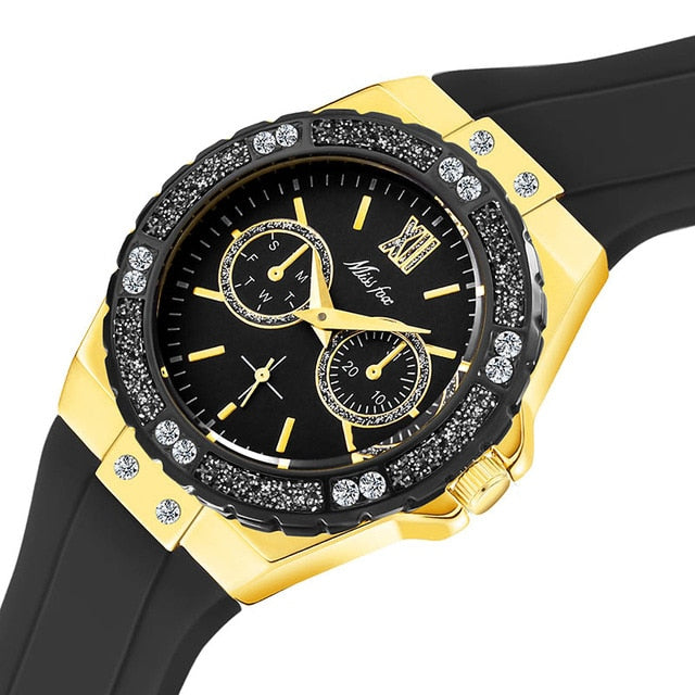MISSFOX Women Geneva Fashion Watch W76220 MISSFOX Women Geneva Fashion Watch W76220